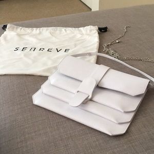 Senreve White Crossbody Purse